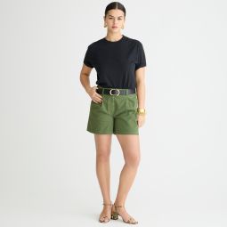 Pleated capeside chino short