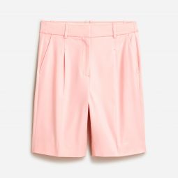 High-rise trouser short in city twill