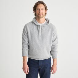 Midweight cashmere raglan-sleeve hooded sweater