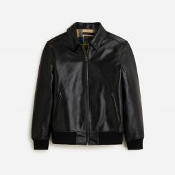 Limited-edition flight jacket in Italian leather