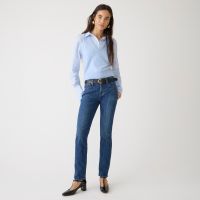 9u0026quot; vintage slim-straight jean in white wash