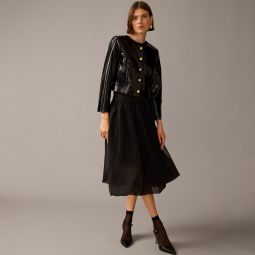 Collection Louisa lady jacket in faux patent leather