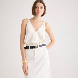 Carrie V-neck camisole in silk