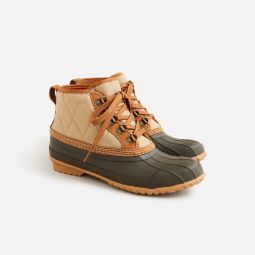 Heritage duck boots in quilted nylon