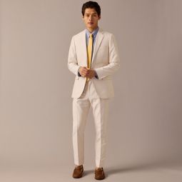 Ludlow Slim-fit suit jacket in Portuguese cotton oxford