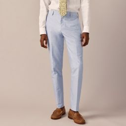 Ludlow Slim-fit suit pant in Portuguese cotton oxford
