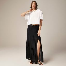 Collection maxi skirt in lightweight chiffon