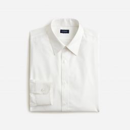 Bowery wrinkle-free dobby dress shirt with point collar