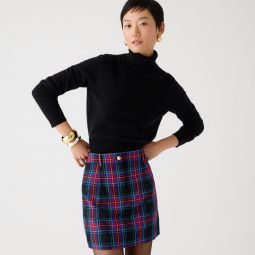 Trouser mini skirt in Stewart tartan