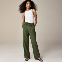 Soleil pant in striped linen