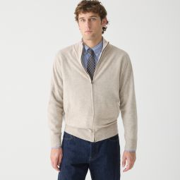 Cashmere full-zip sweater
