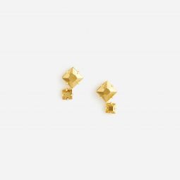 Square sparkle earrings