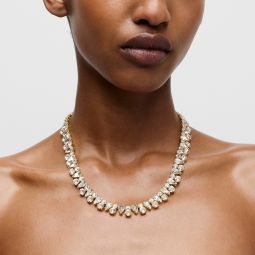 Crystal cluster necklace