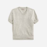 Shrunken TENCELu0026trade; lyocell-blend T-shirt