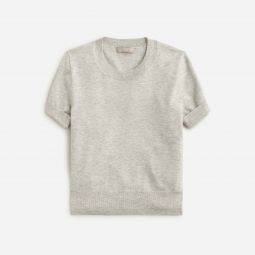Shrunken TENCELu0026trade; lyocell-blend T-shirt