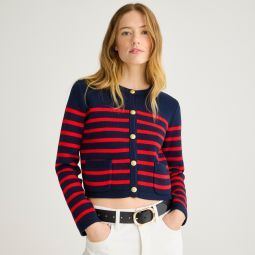 Emilie sweater lady jacket in stripe