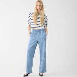 Astrid pant in chambray