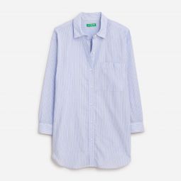 Button-up cotton voile shirt