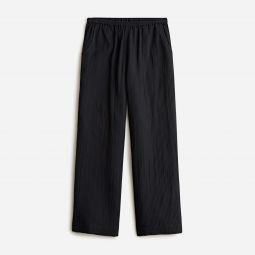 Relaxed beach pant in striped airy gauze