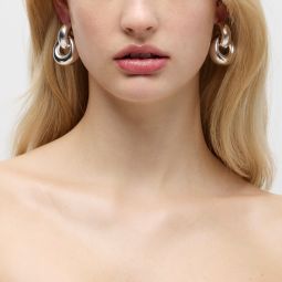 Rounded chainlink earrings