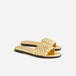 Georgina woven sandals in leather
