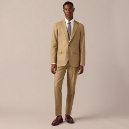 Ludlow Slim-fit suit jacket in English cotton-wool blend