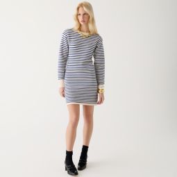 Cashmere sweater-dress in stripe