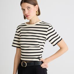 Mariner cloth fitted-waist T-shirt in stripe
