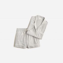 Short-sleeve pajama short set in dreamy cotton blend