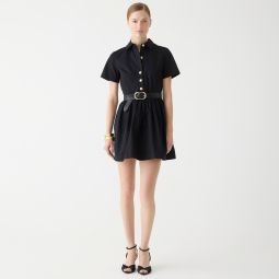 A-line shirtdress in chino