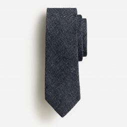 Linen-silk blend tie