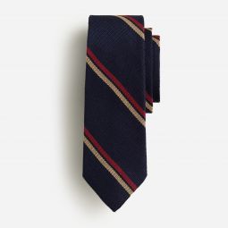 Silk tie in stripe
