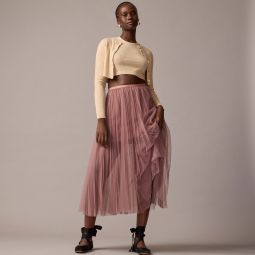 Collection layered tulle skirt