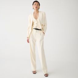 Wide-leg essential pant in city twill