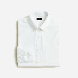Bowery wrinkle-free dress shirt with button-down collar