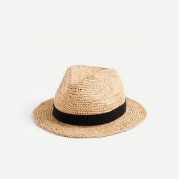 Marled wide brim packable hat