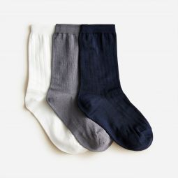 Kids dress socks three-pack