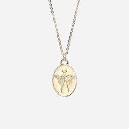 TALON JEWELRY dusk to dawn luna moth pendant necklace