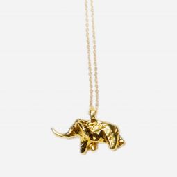 Odette New York elephant necklace