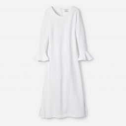 Petite Plume womens luxe Pima cotton Ophelia nightgown in jacquard