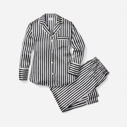 Petite Plumeu0026trade; womens striped pajama set