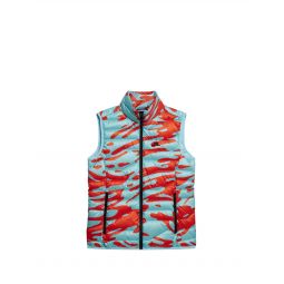 Womens Cliff Light Down Printed Vest