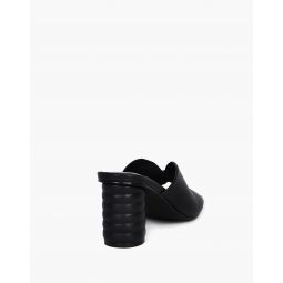 Intentionally Blank Leather Kamika Mules in Black