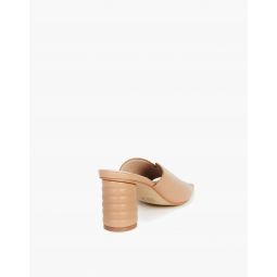 Intentionally Blank Leather Kamika Mules in Clay