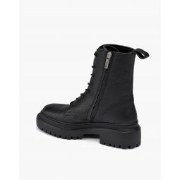 Maguire Shearling-Lined Leather Bellagio Lace-Up Boots