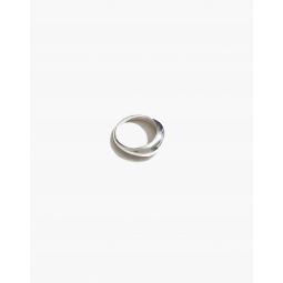 Maslo Jewelry Mini Domed Ring Sterling Silver