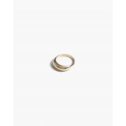 Maslo Jewelry Mini Domed Ring Gold