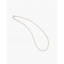 Maslo Jewelry Drawn Cable Chain Necklace Gold