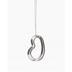 Jane DArensbourg Clear Bean Pendant Necklace