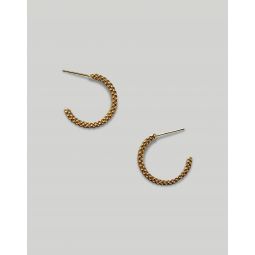 Abcrete & Co. Chunky Striped Hoop Earrings